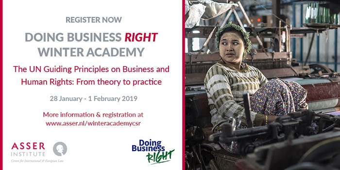 Doing Business Right Winter Academy - The UN Guiding Principles on Business and Human Rights: From theory to practice