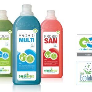 Greenspeed behaalt als eerste wereldwijd Cradle to Cradle Gold-label voor probiotische reinigers