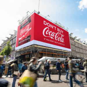 Coca-Cola trapt zomercampagne af met opvallend statement: Don’t buy Coca-Cola if you don’t help us recycle