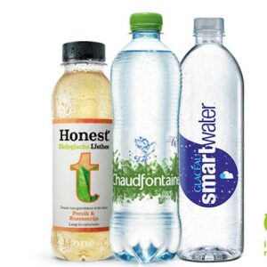 Coca-Cola gaat over op PET-flessen van 100% gerecycled plastic voor Chaudfontaine, Honest en GLACÉAU Smartwater