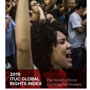 ITUC Global Rights Index: Vakbonden en werknemersrechten wereldwijd onder druk
