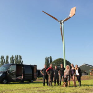 Boeren FrieslandCampina tonen veel interesse in kleine windmolens