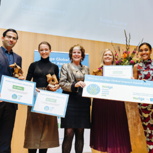Jonge leiders nemen Nudge Global Impact Awards in ontvangst