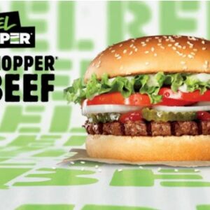 De Vegetarische Slager maakt vega-Whopper voor Burger King