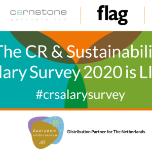 The CR and Sustainability Salary Survey 2020 is now Live