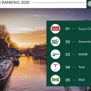 Tony’s Chocolonely opnieuw het meest duurzame merk van Nederland in 2020