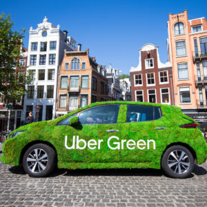 Uber introduceert Uber Green in Nederland