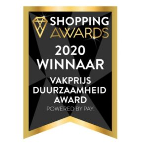 Wehkamp winnaar Duurzaamheid Award bij de Shopping Awards 2020