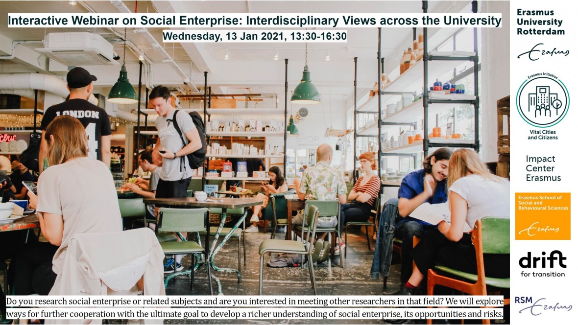 Interactive webinar on Social Enterprise: Interdisciplinary Views across Erasmus University