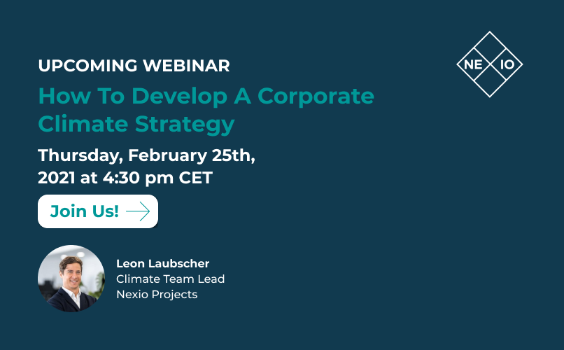 Webinar: How To Develop A Climate Strategy