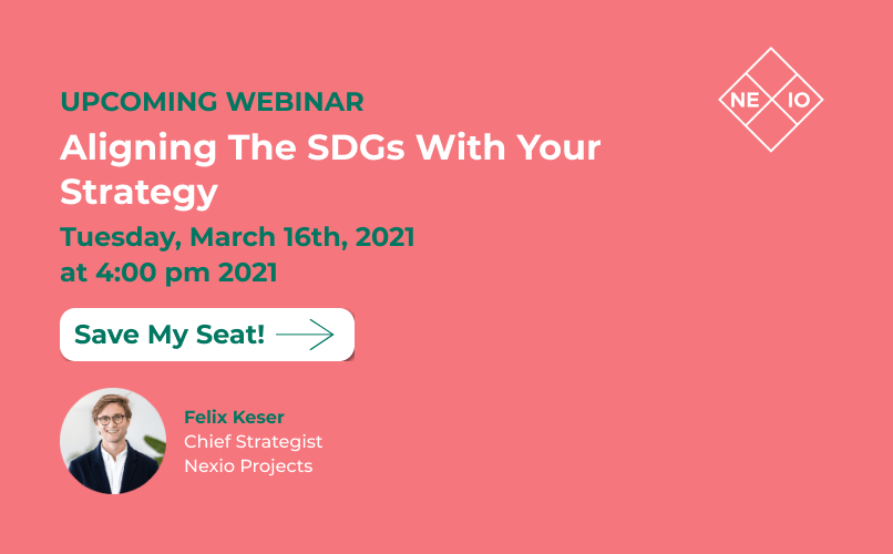 Webinar Aligning your strategy with the Sustainable Development Goals