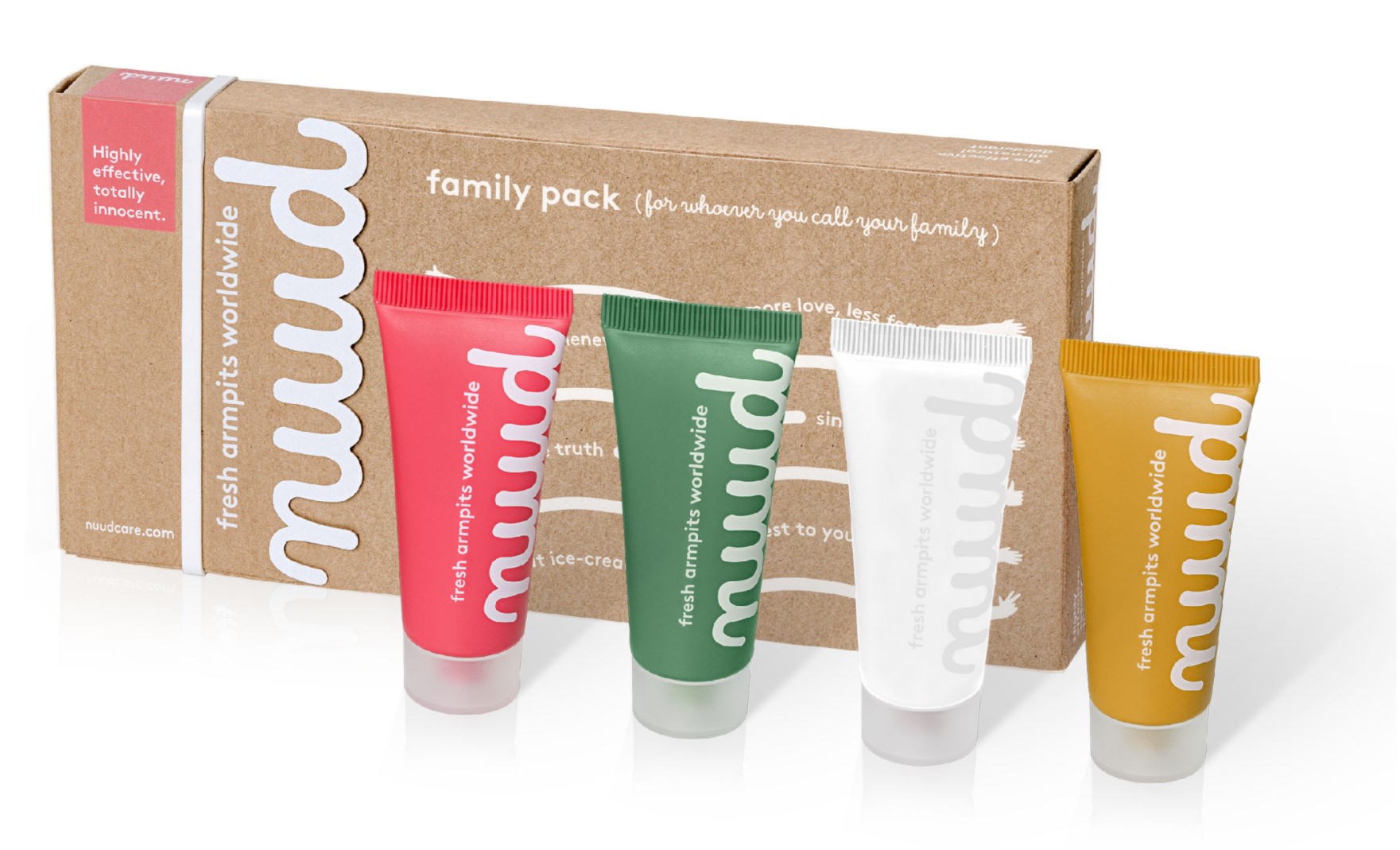 Vegan deodorantmerk nuud lanceert Family Pack Duurzaam Ondernemen