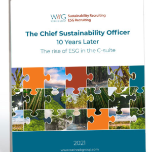 Hiring of Chief Sustainability Officers Surged in 2020; Rise in Women, Little Diversity