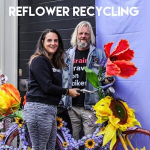 Reflower Recycling herbestemt of recylet kunstbloemen