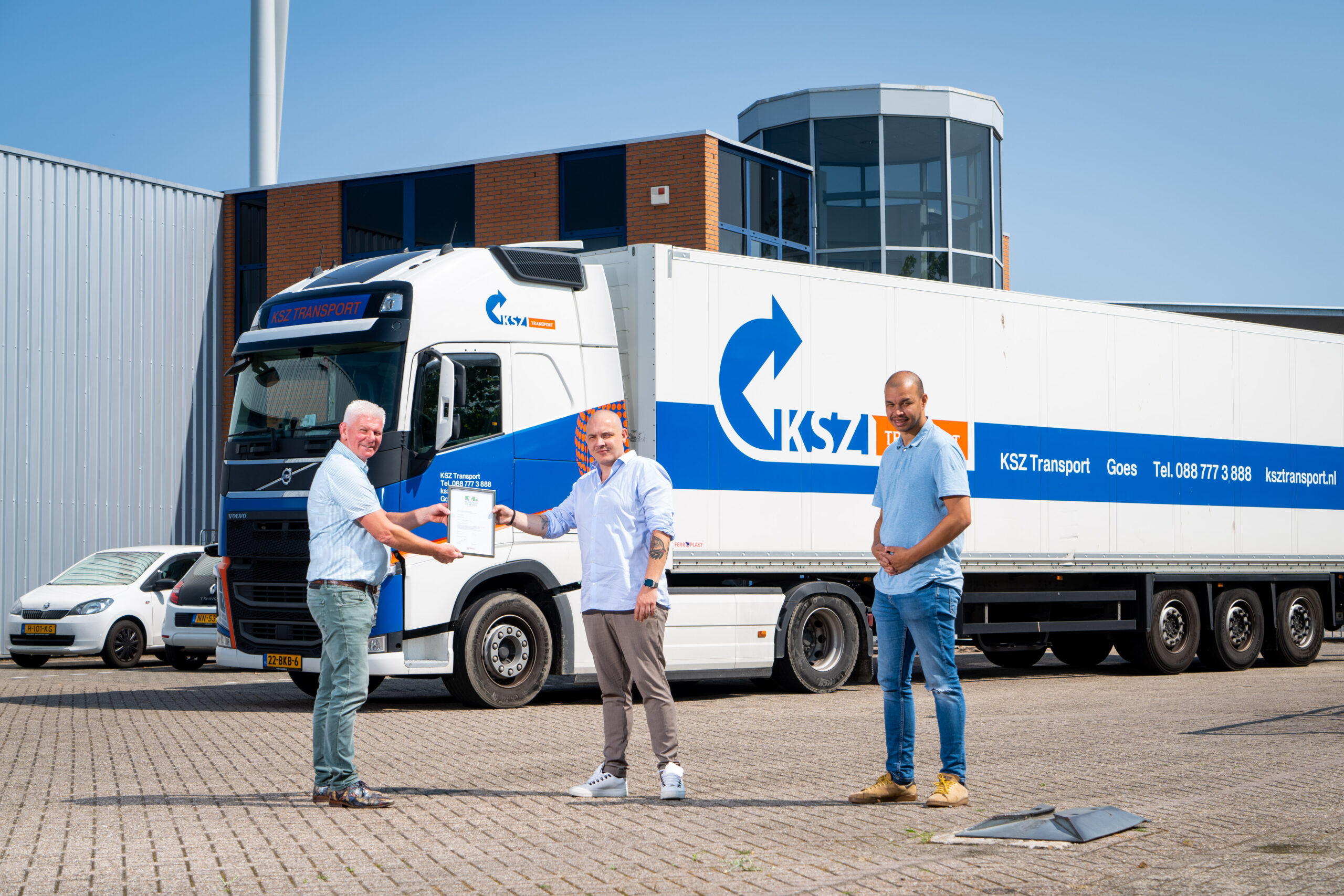 KSZ Transport krijgt Profile-certificaat ‘Duurzaam op de weg’
