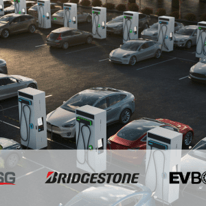 EVBox Group, Bridgestone EMIA en TSG breiden samen de laadinfrastructuur in Europa uit