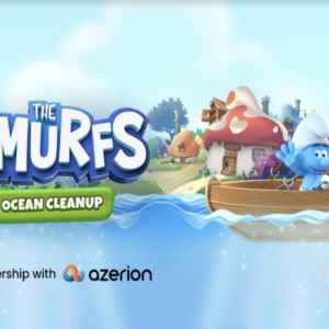 Azerion lanceert game The Smurfs: Ocean Cleanup om aandacht te vragen voor de vervuiling van de oceaan