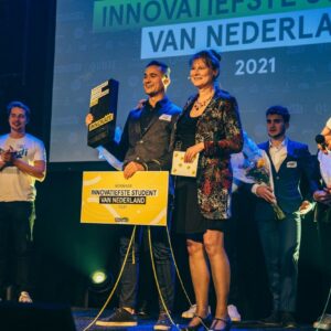 Jardo Stammeshaus van Liion Power verkozen tot 'Innovatiefste student van Nederland 2021'