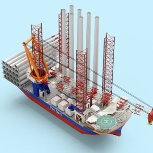 Van Oord bestelt mega-schip om 20 MW offshore windmolens te installeren