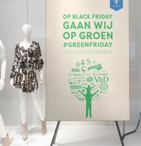 Retailers gaan massaal op groen tijdens Black Friday