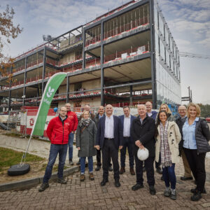 Hoogste punt bereikt van bouw duurzame Upfield Food Science Centre