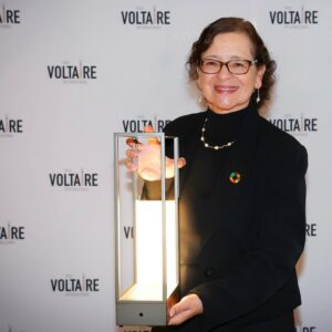 Jennifer Holmgren wint Prix Voltaire International na eerder Paul Polman en David Katz
