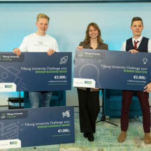 Winnaars Tilburg University Challenge 2021 voor studentondernemerschap in teken van social responsibility