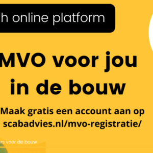 Scab lanceert gratis online platform ‘MVO voor jou in de bouw’