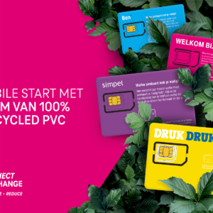 T-Mobile start ook met Eco-SIM van 100% gerecycled PVC