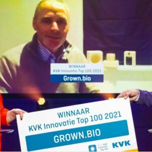 Gelderse Grown.bio wint 16e KVK Innovatie Top 100