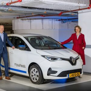 Renault levert 600ste Zoe E-Tech electric aan deelauto-aanbieder MyWheels