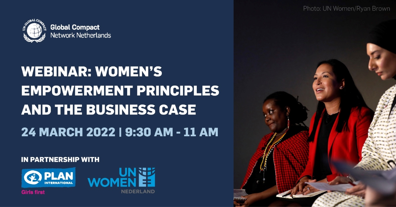 Webinar 'Women’s Empowerment Principles and the Business Case'