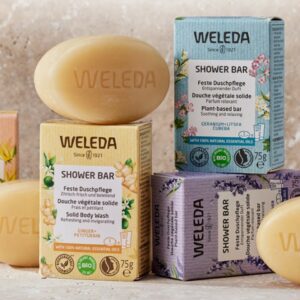 Weleda lanceert vier nieuwe Shower Bars voor een duurzame wellness-ervaring onder de douche