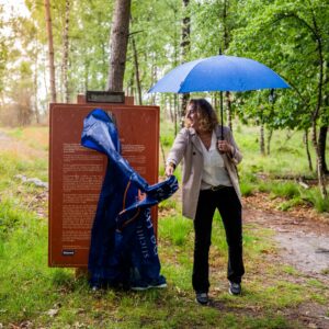 Marlies van Wijhe (Wijzonol) opent klimaatbestendig bos in Het Nationale Park De Hoge Veluwe