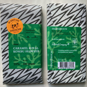 De Bonte Koe en The Seaweed Company introduceren de Caramel Royal Kombu Seaweed reep