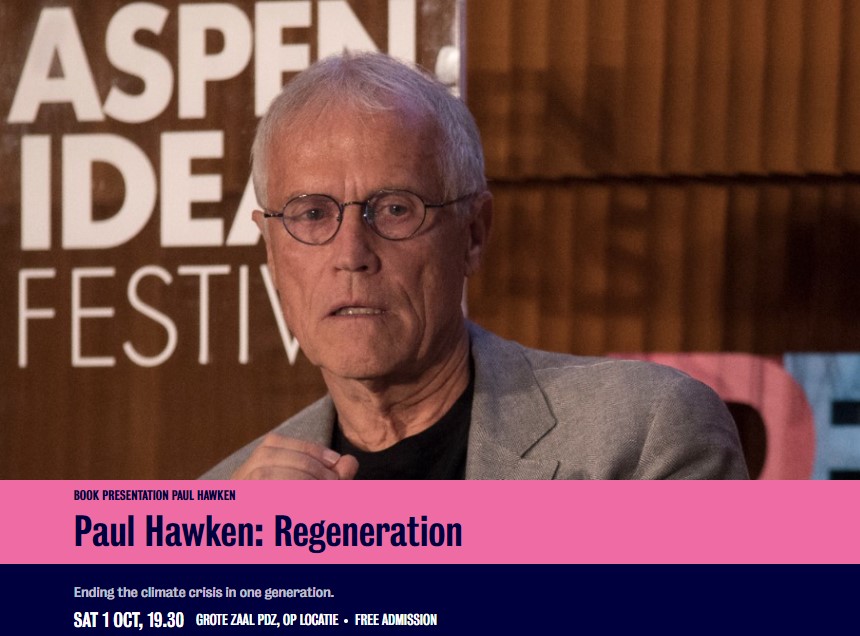 Book Presentation Paul Hawken: Regeneration