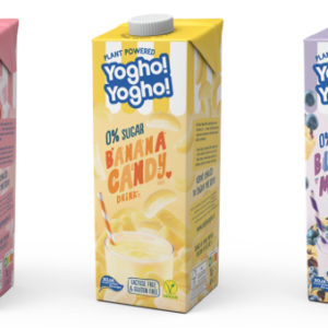 Yogho!Yogho! introduceert plantaardig alternatief voor zuiveldrank zonder suiker