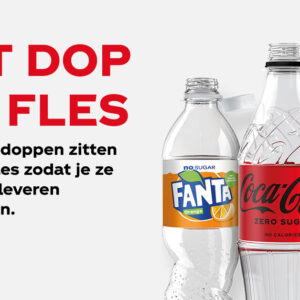 Coca-Cola in Nederland introduceert doppen die vastzitten aan alle plastic flessen