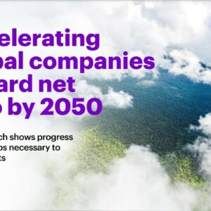 Accenture onderzoek: klimaatinspanningen van bedrijven blijven ver achter bij de klimaatbeloften