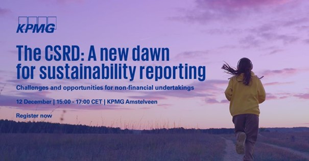 Event 'CSRD: A new dawn for sustainability reporting'