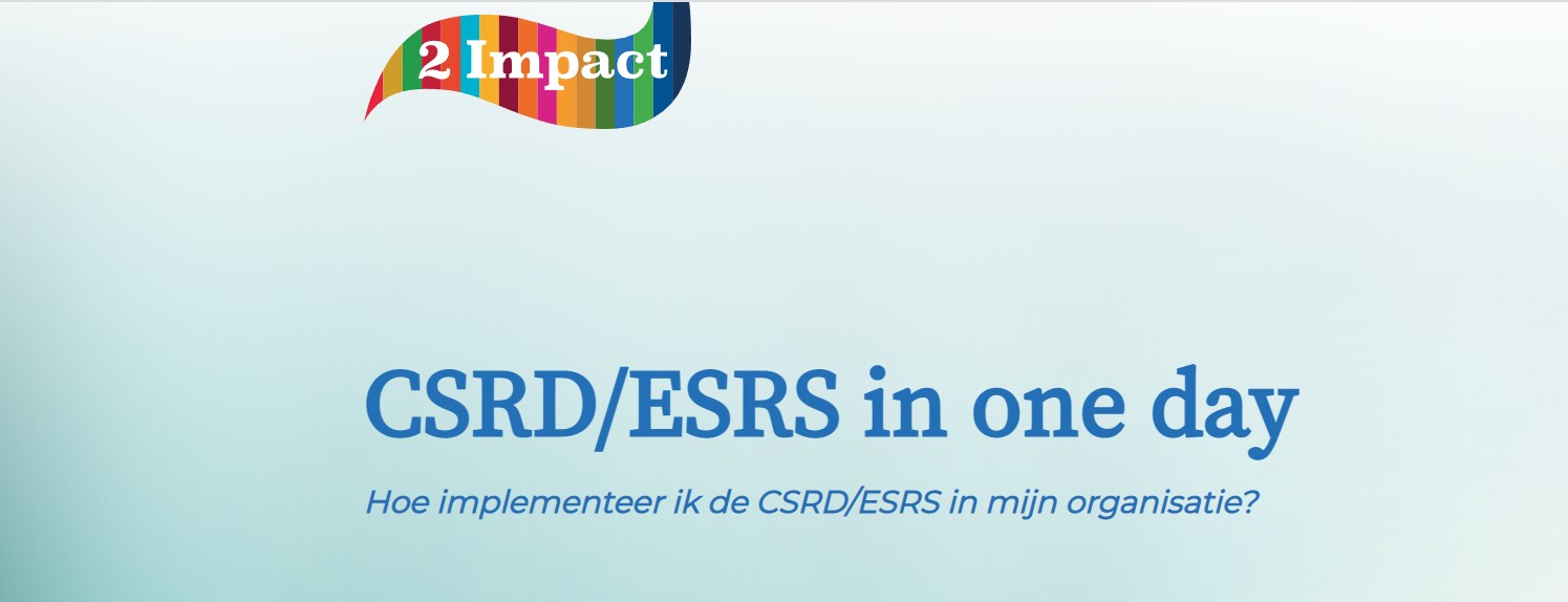 CSRD/ESRS in one day: Hoe implementeer ik de CSRD/ESRS in mijn organisatie?