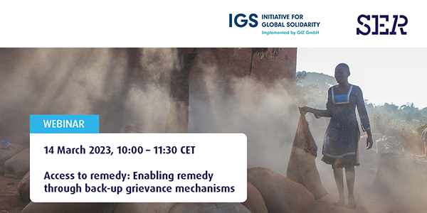 Webinar: Access to Remedy: Enabling Remedy Through Back-up Grievance Mechanisms