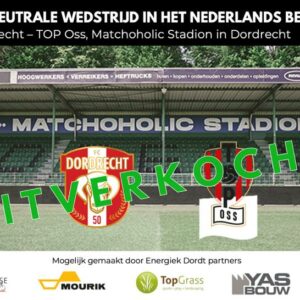 Eerste klimaatneutrale wedstrijd in het Nederlands Betaald voetbal is nu al uitverkocht
