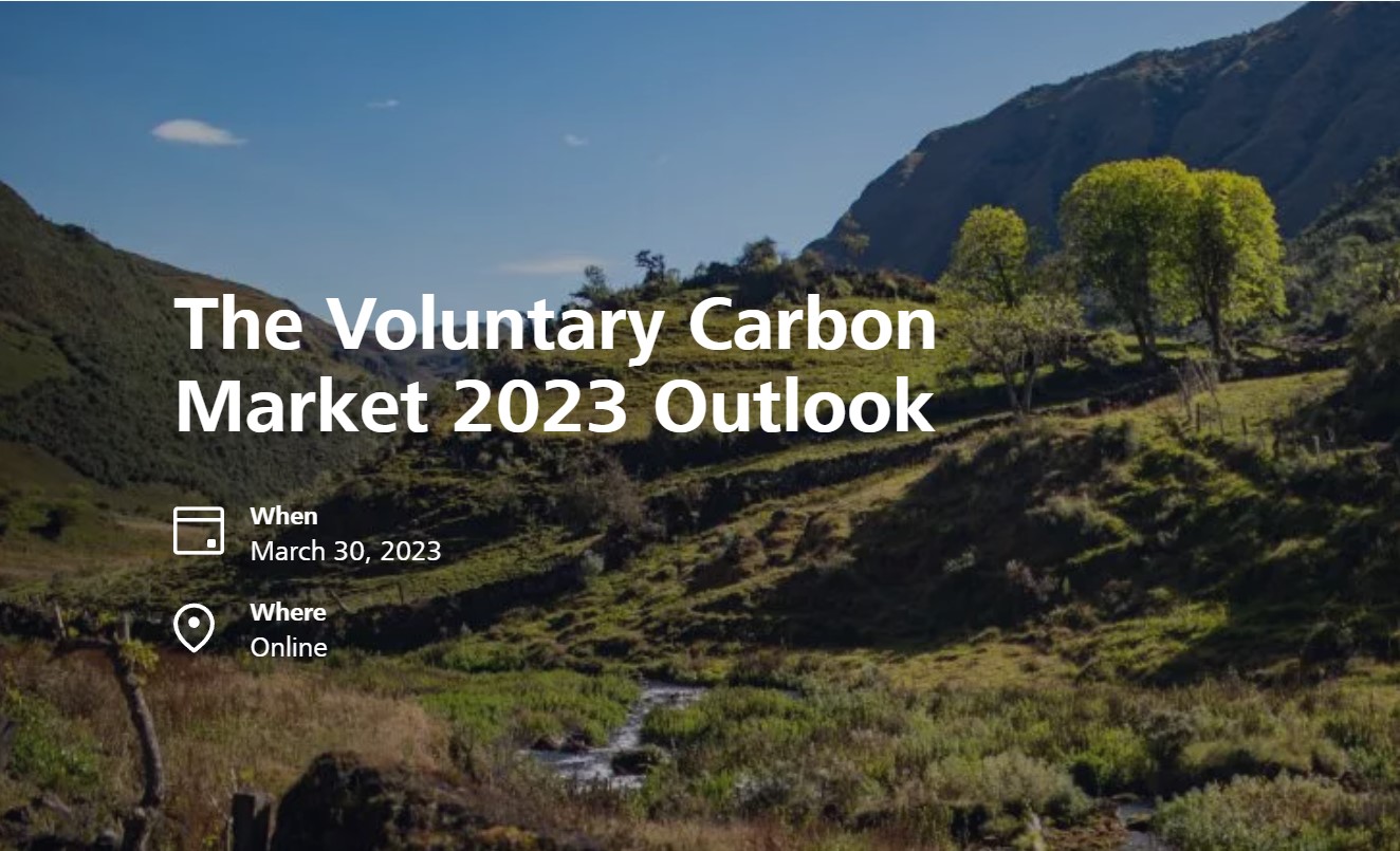 Webinar 'The Voluntary Carbon Market 2023 Outlook'