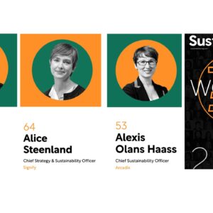 Drie vrouwen van Nederlandse bedrijven in 'Sustainability Top 100 Women 2023'