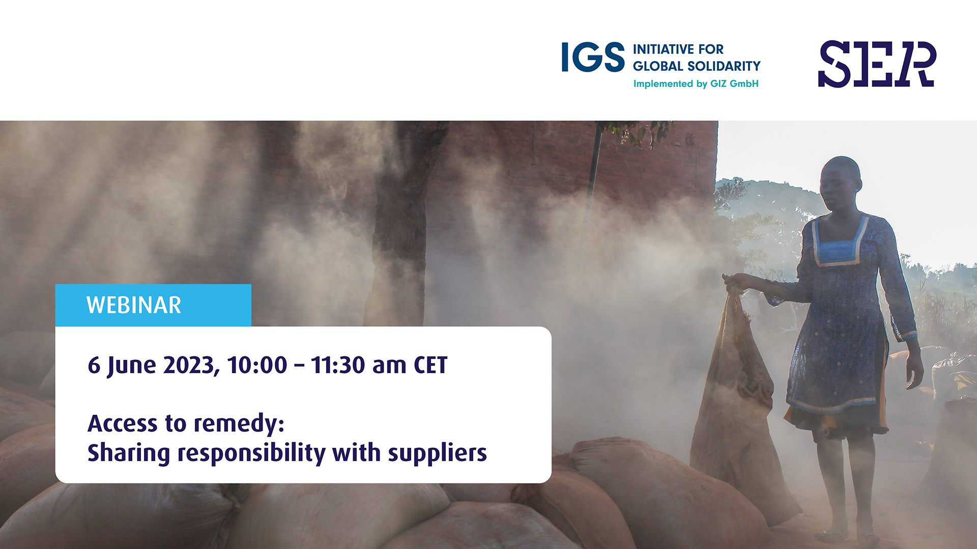 Webinar 'Access to Remedy: Sharing Responsibility with Suppliers'