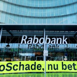 Greenpeace dicht Rabobank € 3,1 miljard toe aan veroorzaakte schade aan natuur en klimaat