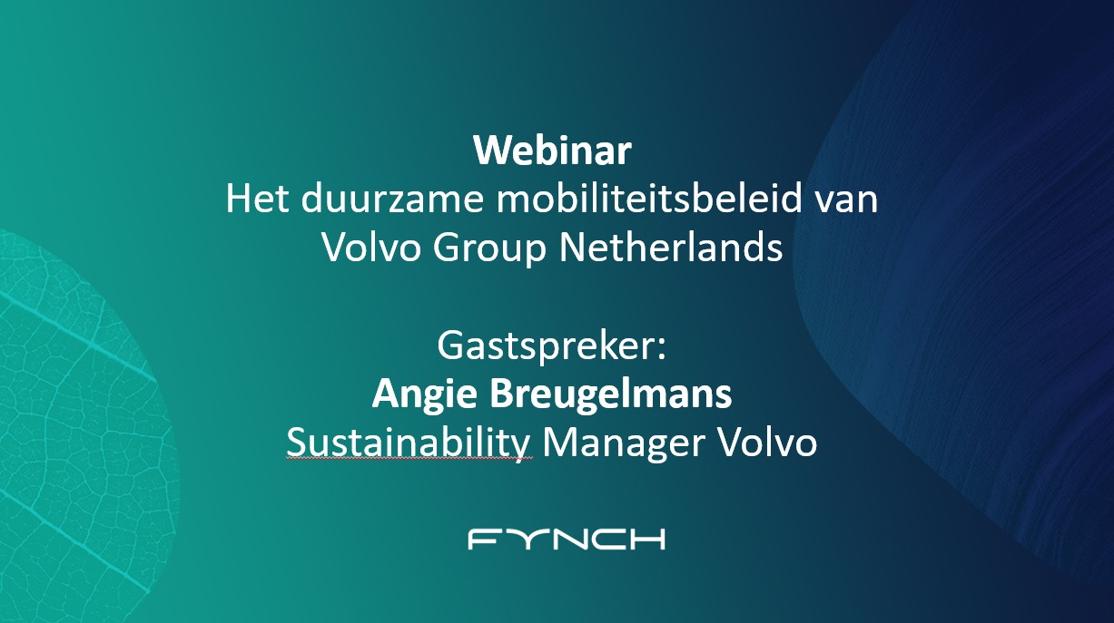Webinar met Volvo Groep Nederland over duurzame mobiliteit