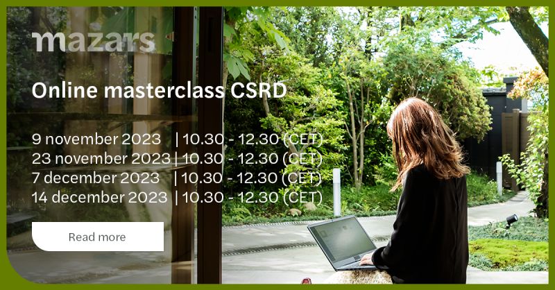 Online Masterclass Corporate Sustainability Reporting Directive (CSRD)