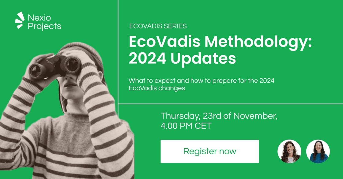 Webinar 'EcoVadis Methodology: 2024 Updates'